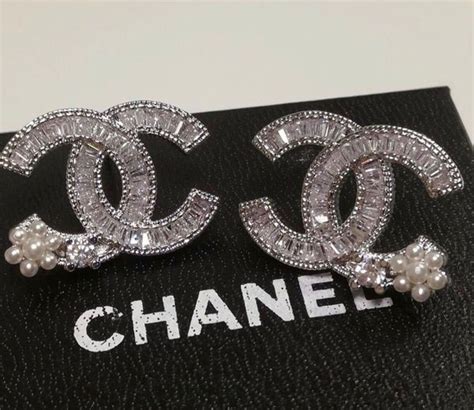 chanel diamond earings|chanel earrings the real.